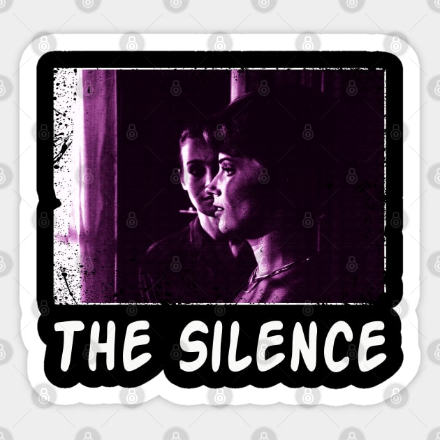 The Language of Cinematic Brilliance Silence-Inspired T-Shirts Sticker by NinaMcconnell